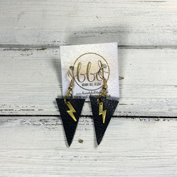 SUEDE + STEEL *Limited Edition* COLLECTION || <BR> MINI LIGHTNING BOLT, <BR> MATTE BLACK (*Choose Bolt finish)