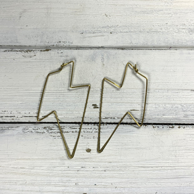 SUEDE + STEEL *Limited Edition* COLLECTION || <BR> GOLD LIGHTNING BOLT