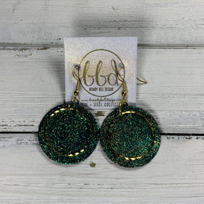 HALO- SUEDE + STEEL *Limited Edition* COLLECTION || <BR>  SHIMMER IRIDESCENT GREEN/GOLD (*Choose Halo finish)