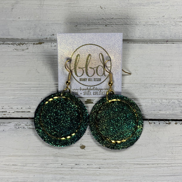 HALO- SUEDE + STEEL *Limited Edition* COLLECTION || <BR>  SHIMMER IRIDESCENT GREEN/GOLD (*Choose Halo finish)