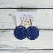 HALO- SUEDE + STEEL *Limited Edition* COLLECTION ||  <BR> COBALT BLUE BRAID (*Choose Halo finish)