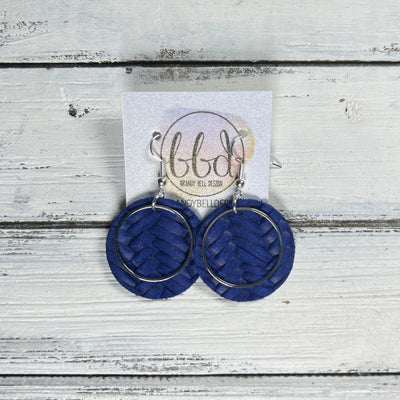 HALO- SUEDE + STEEL *Limited Edition* COLLECTION ||  <BR> COBALT BLUE BRAID (*Choose Halo finish)