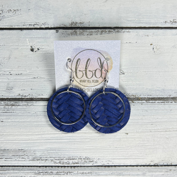 HALO- SUEDE + STEEL *Limited Edition* COLLECTION ||  <BR> COBALT BLUE BRAID (*Choose Halo finish)