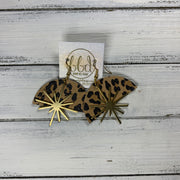 SUEDE + STEEL *Limited Edition* COLLECTION || <BR>  GOLD BRASS SUNBURST, <BR> CARAMEL CHEETAH