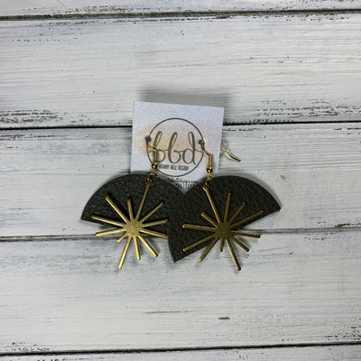 SUEDE + STEEL *Limited Edition* COLLECTION || <BR>  GOLD BRASS SUNBURST, <BR> OLIVE GREEN