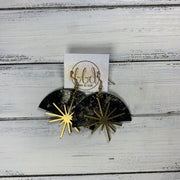 SUEDE + STEEL *Limited Edition* COLLECTION || <BR>  GOLD BRASS SUNBURST, <BR> GOLD ON BLACK NORTHERN LIGHTS