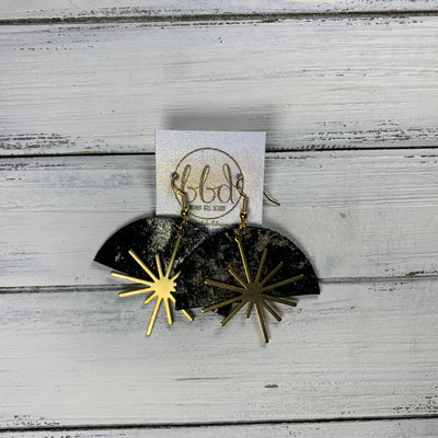 SUEDE + STEEL *Limited Edition* COLLECTION || <BR>  GOLD BRASS SUNBURST, <BR> GOLD ON BLACK NORTHERN LIGHTS