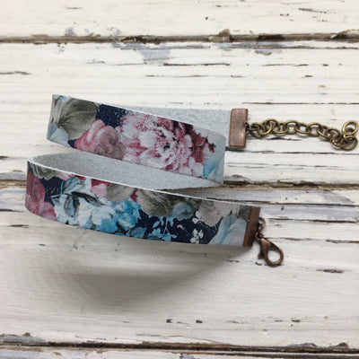 ANGEL - WRAP BRACELET / CHOKER NECKLACE - handmade by Brandy Bell Design || VINTAGE FLORAL