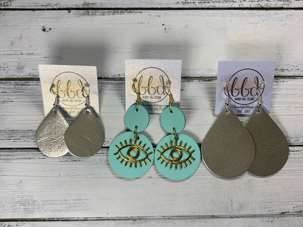 SUEDE + STEEL *Limited Edition* COLLECTION ||  <br> GOLD BRASS EYE   || <br> MATTE BLUSH PINK
