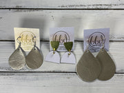 SUEDE + STEEL *Limited Edition* COLLECTION ||  <br> GOLD POST / STUD TRIANGLE  || <br>  PURPLE MULTICOLOR BRUSHSTROKES CORK