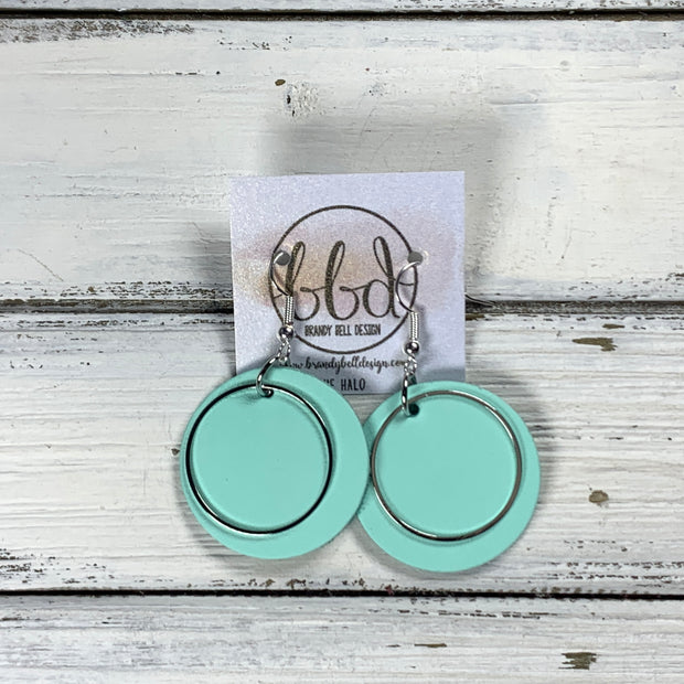 HALO- SUEDE + STEEL *Limited Edition* COLLECTION || <BR> MATTE AQUA MINT SMOOTH (*Choose Halo finish)