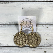 HALO- SUEDE + STEEL *Limited Edition* COLLECTION || <BR> METALLIC CHAMPAGNE ANIMAL PRINT (*Choose Halo finish)
