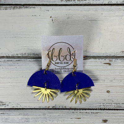 SUEDE + STEEL *Limited Edition* COLLECTION || <BR> GOLD SUNBURST <BR> ELECTRIC COBALT BLUE