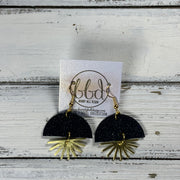 SUEDE + STEEL *Limited Edition* COLLECTION || <BR> GOLD SUNBURST <BR> SHIMMER BLACK