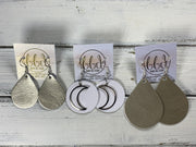 SUEDE + STEEL *Limited Edition* COLLECTION || <BR> METAL MOON <BR> METALLIC NAVY BLUE (*CHOOSE MOON FINISH)