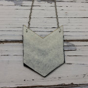 EMERSON - Leather Necklace  || SHIMMER SILVER, MATTE DARK GRAY, MATTE BLACK
