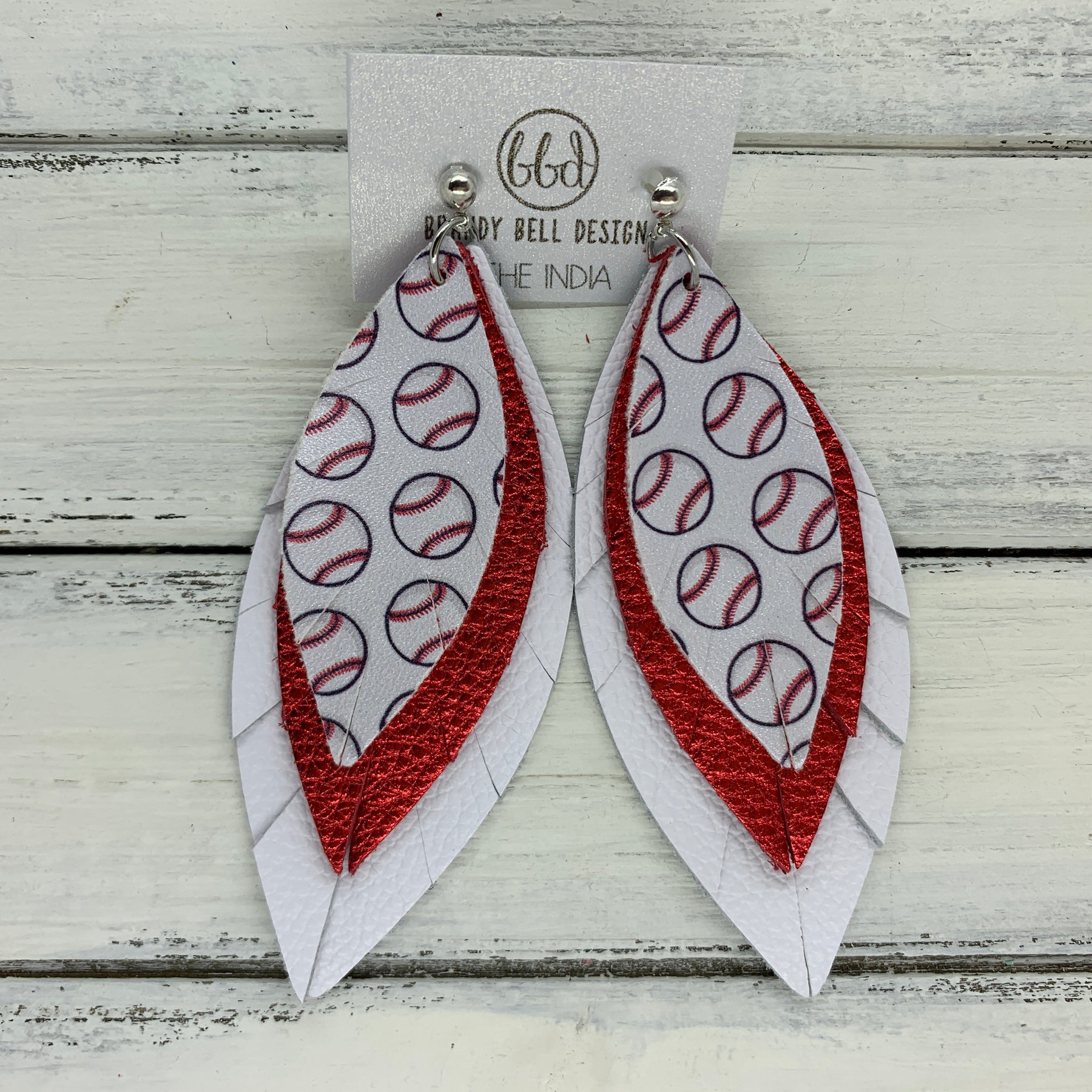 Handmade Leather Earrings decorative teardrop design by Nevas  CreationsThe Enchanted Forrest