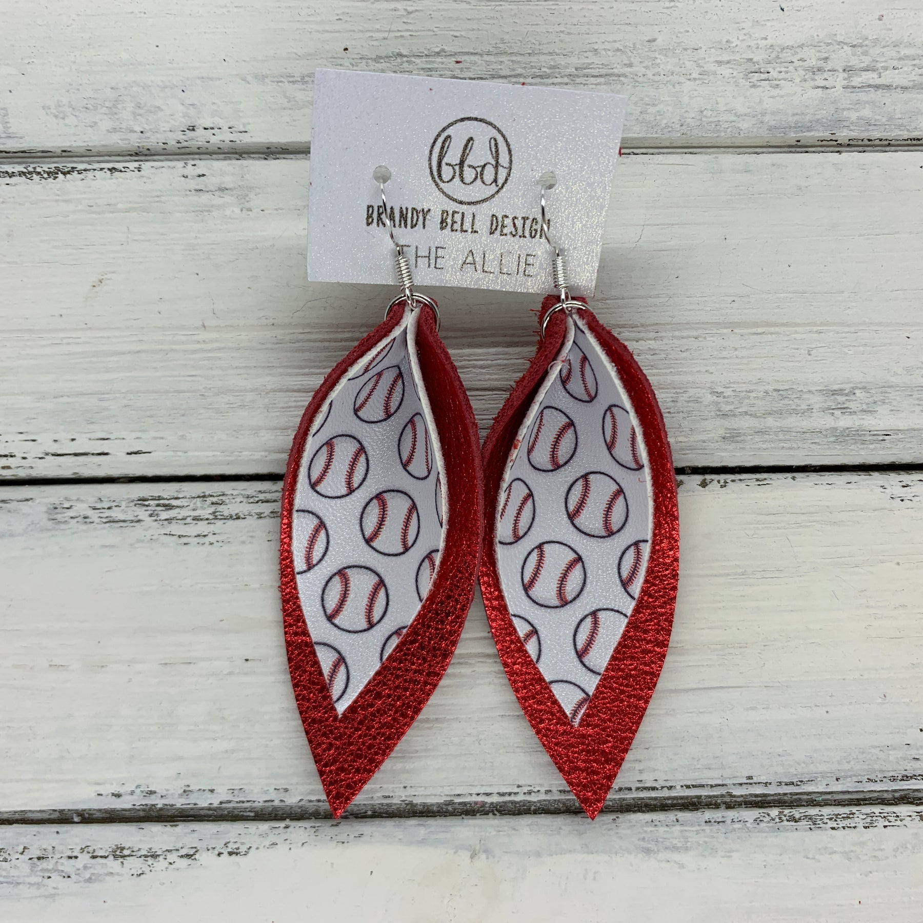 Diy on sale baseball earrings