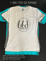 BBD T-Shirt | Oatmeal Fleck Ladies Fit